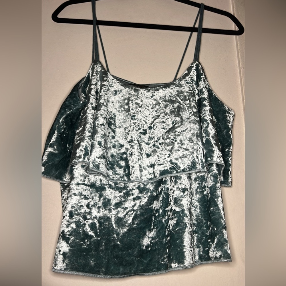 Romeo & Juliet Couture Shimmering Silver Camisole